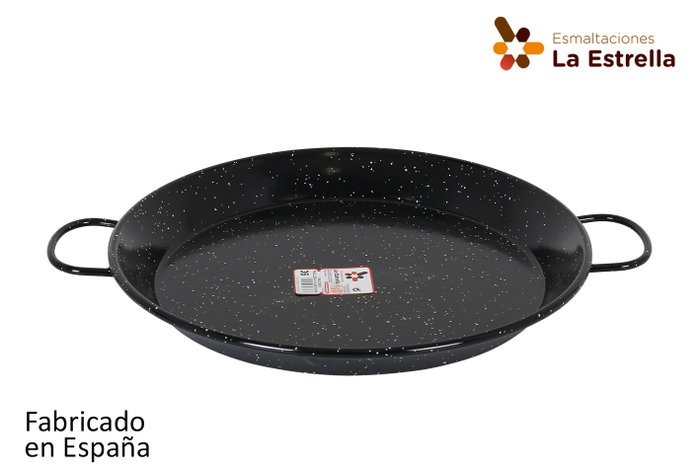 La Estrella Paellera Valenciana 36 cm Jaspeada Rac (8 Unidades) La Estrella Paellera Valenciana 36 cm Jaspeada Rac (8 Unidades)
