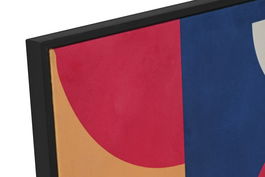 DKD Home Decor Cuadro 63 x 83 x 3 cm Lienzo Velvet Azul Negro Moderno (2 Unidades)