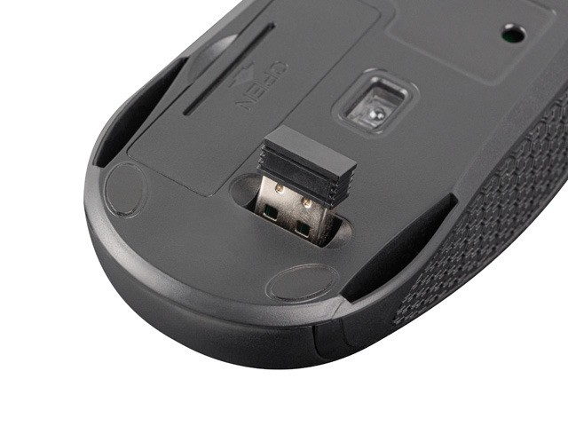 Natec Squid Set de teclado y ratón inalámbricos negro