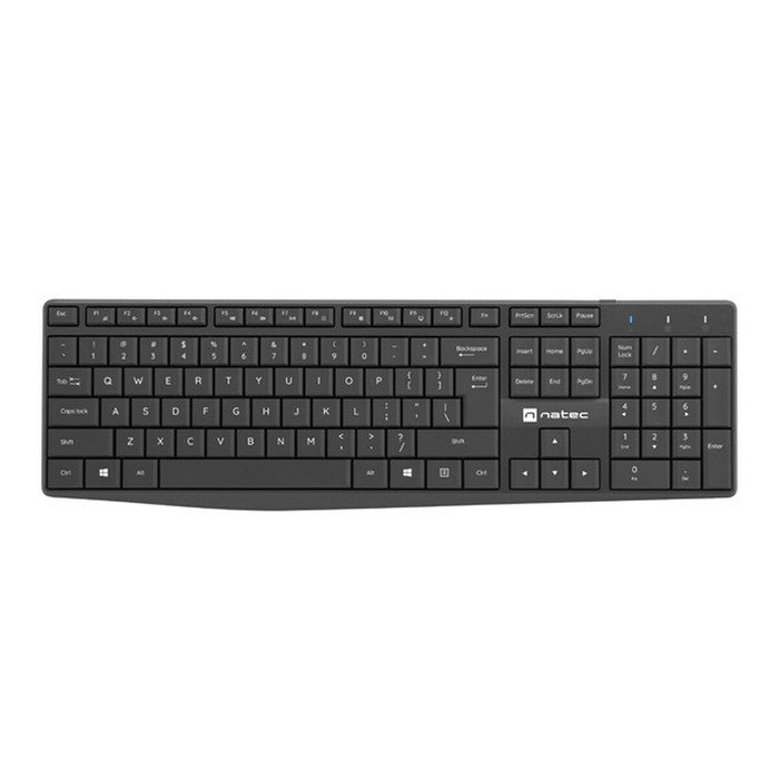 Natec Squid Set de teclado y ratón inalámbricos negro