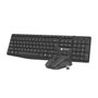 Natec Squid Set de teclado y ratón inalámbricos negro