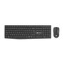 Natec Squid Set de teclado y ratón inalámbricos negro