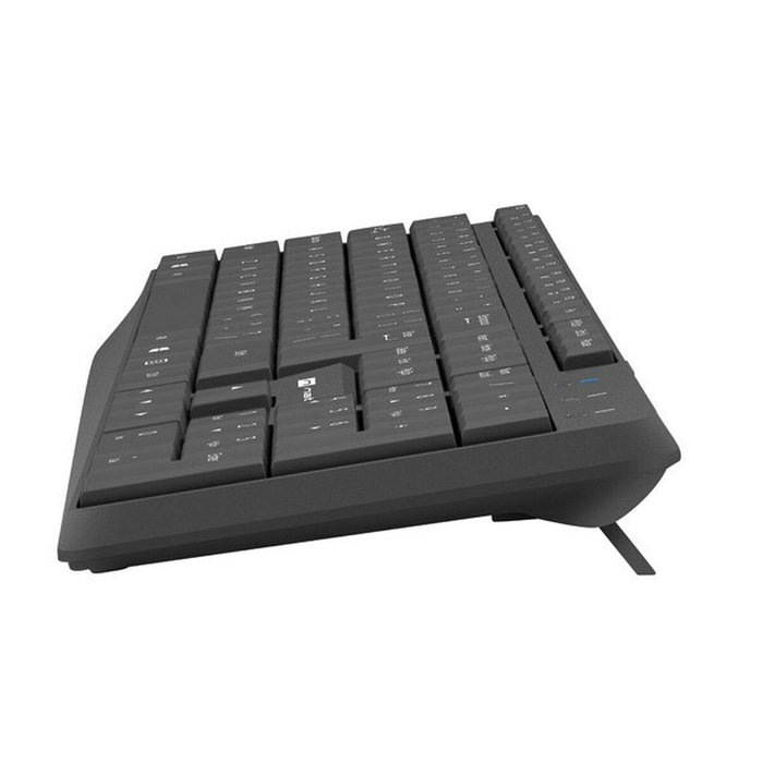 Natec Squid Set de teclado y ratón inalámbricos negro