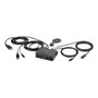 StarTech.com C2-H46-UAC-CBL-KVM Interruptor KVM 4K Ultra HD Negro