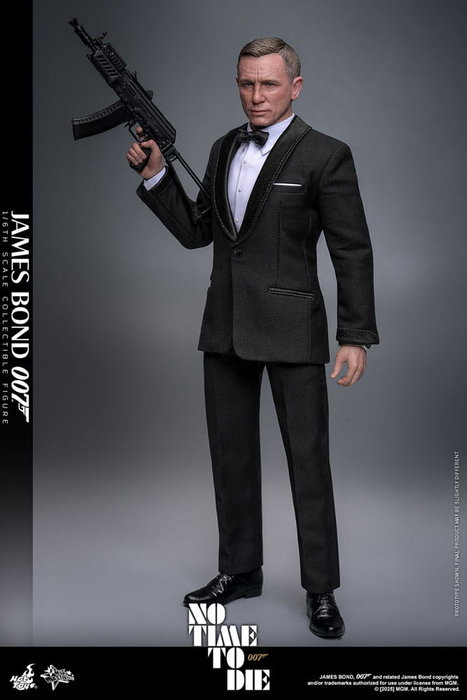 Hot Toys James Bond Figura Movie Masterpiece 1/6 Sin tiempo para morir 30 cm