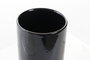 DKD Home Decor Vaso de Gres y Metal Negro 8x8x10