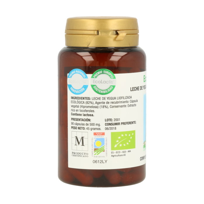 Ecolactis Leche de Yegua Liofilizada Eco 90 Cápsulas Ecolactis Leche de Yegua Liofilizada Eco 90 Cápsulas