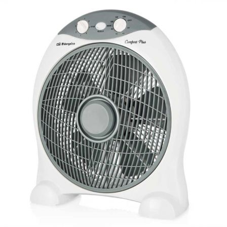 Orbegozo 17426 Ventilador de Suelo Box Fan BF 1030, 45W, Aspas 30cm, 3 Velocidades, Temporizador 2h, Silencioso, Portátil Orbegozo 17426 Ventilador de Suelo Box Fan BF 1030, 45W, Aspas 30cm, 3 Velocidades, Temporizador 2h, Silencioso, Portátil