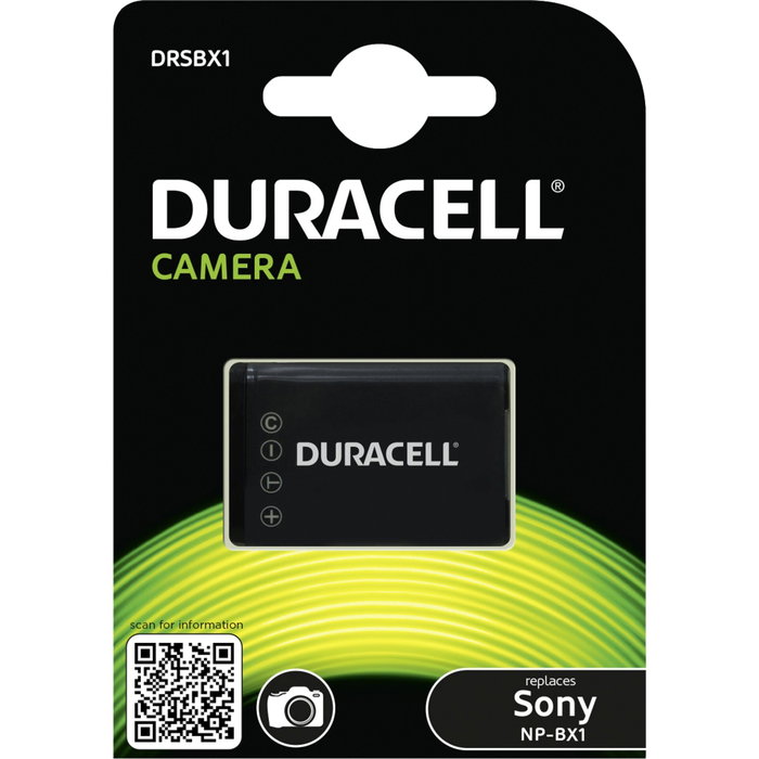 Duracell Batería de iones de litio 1090mAh para Sony NP-BX1 Duracell Batería de iones de litio 1090mAh para Sony NP-BX1