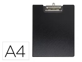 Maul Portanotas Flexx DIN A4 Polipropileno con Pinza, Negro