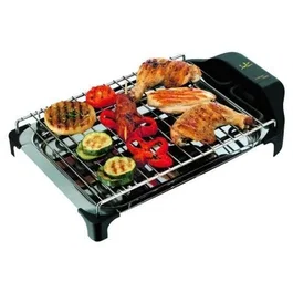 Jata Hogar Barbacoa eléctrica 2400 W Acero inoxidable 42 x 26 x 7 cm