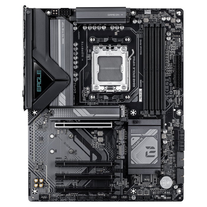 Gigabyte WF6E Placa Base ATX AMD B840 Zócalo AM5 DDR5 Wi-Fi 6E para Procesadores AMD Ryzen 7000/8000/9000 Gigabyte WF6E Placa Base ATX AMD B840 Zócalo AM5 DDR5 Wi-Fi 6E para Procesadores AMD Ryzen 7000/8000/9000