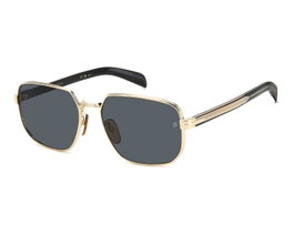 David Beckham DB-7121GS-RHLIR Gafas de sol doradas con cristal gris