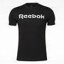 Camiseta de Manga Corta Hombre Reebok Graphic Series Linear Logo Negro