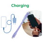 Club 3D Cable USB-C CAC-3004 Púrpura 2m 20Gbps 240W PD USB4 Gen 2x2