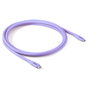 Club 3D Cable USB-C CAC-3004 Púrpura 2m 20Gbps 240W PD USB4 Gen 2x2