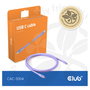 Club 3D Cable USB-C CAC-3004 Púrpura 2m 20Gbps 240W PD USB4 Gen 2x2
