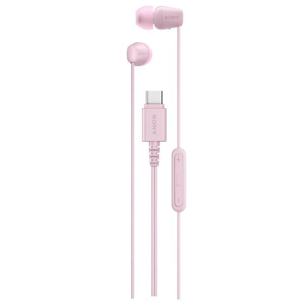Sony IER-EX15CP Auriculares In-Ear con Cable USB-C, Control Integrado y Micrófono, Rosa Sony IER-EX15CP Auriculares In-Ear con Cable USB-C, Control Integrado y Micrófono, Rosa