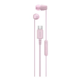 Sony IER-EX15C Auriculares Intrauditivos Alámbricos con USB-C para Llamadas y Música, Color Rosa