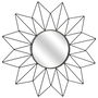 Home Deco Factory Espejo Sol Geométrico Decorativo para Salón o Entrada 50 cm