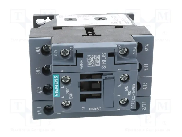 SIEMENS 3RT2325-1AF00 Contactor 4-polar 110VAC SIEMENS 3RT2325-1AF00 Contactor 4-polar 110VAC