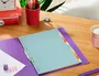 Q-connect Separadores DIN A4 Cartulina Multitaladro Juego 12 Unidades Colores Pastel Índice