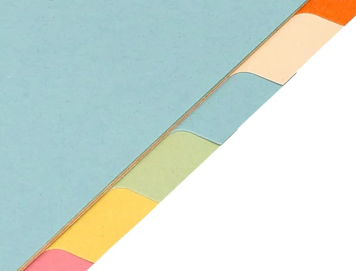 Q-connect Separadores DIN A4 Cartulina Multitaladro Juego 12 Unidades Colores Pastel Índice