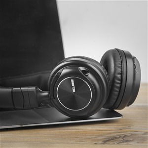 Elbe ABT-590-N Auriculares Bluetooth Diadema Negros Plegables con Micrófono