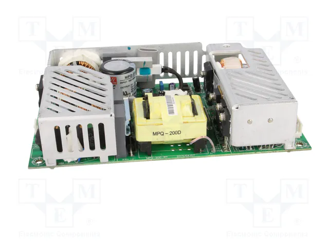 MEAN WELL MPQ-200D Alimentador de impulso abierto 200W de 4 salidas