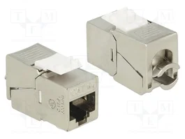 DeLOCK Módulo Keystone RJ45/LSA Cat.6A STP compacto, 24 unidades