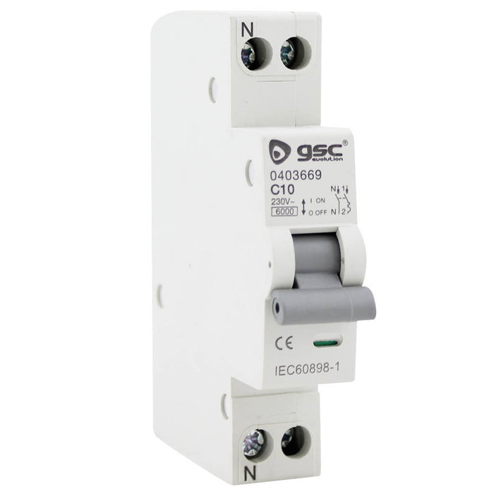 GSC Evolution Módulo estrecho DPN 1P+N 20A GSC Evolution Módulo estrecho DPN 1P+N 20A