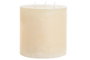 DKD Home Decor Vela de Cera de Parafina Crema 12x12x12 1180g (Pack de 9)