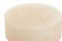 DKD Home Decor Vela de Cera de Parafina Crema 12x12x12 1180g (Pack de 9)
