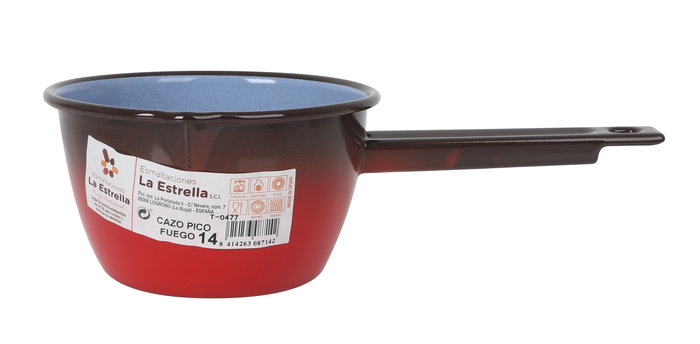 La Estrella Cazo Pico Fuego 14 cm - 1.1L (6 Unidades)