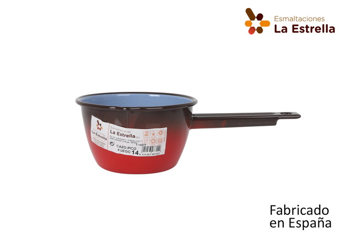 La Estrella Cazo Pico Fuego 14 cm - 1.1L (6 Unidades) La Estrella Cazo Pico Fuego 14 cm - 1.1L (6 Unidades)