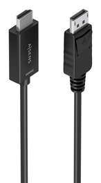 AISENS - CABLE CONVERSOR DISPLAYPORT A HDMI 4K@60HZ, DP/M-HDMI/M, NEGRO, 3.0M