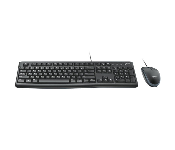 Logitech MK120 Desktop, Teclado QWERTZ Alemán y Ratón Óptico, Negro Logitech MK120 Desktop, Teclado QWERTZ Alemán y Ratón Óptico, Negro