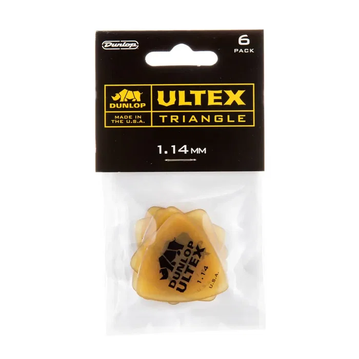 Dunlop 72 Púas Ultex Triangle Amber - 1.14 Mm