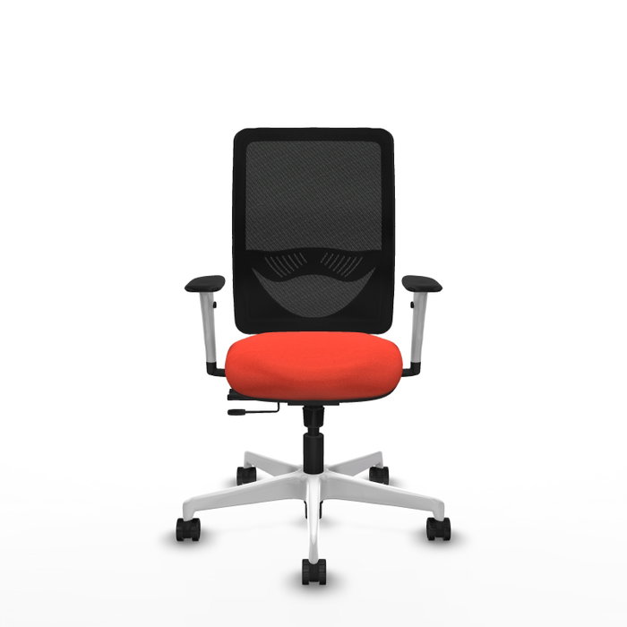 PIQUERAS Y CRESPO Silla de oficina Zulema Naranja oscuro/Negro