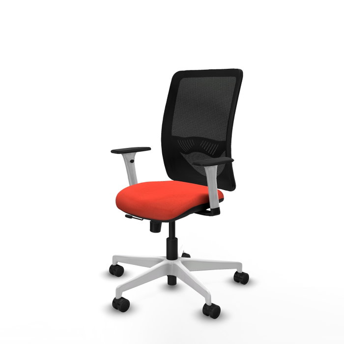 PIQUERAS Y CRESPO Silla de oficina Zulema Naranja oscuro/Negro