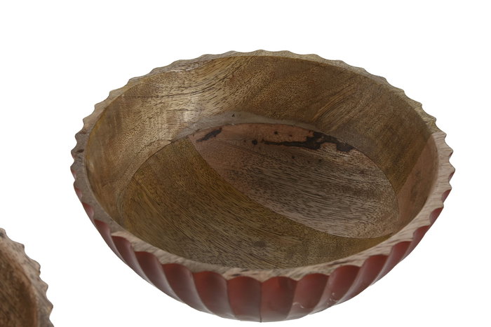 DKD Home Decor Bol Colonial Sai white 23 Verde Amarillo 15 x 8 x 15 cm (3 Unidades)