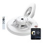 Muvit Io Wifi Lámpara Techo con Ventilador Inteligente 40W Control por Voz y App