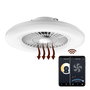 Muvit Io Wifi Lámpara Techo con Ventilador Inteligente 40W Control por Voz y App