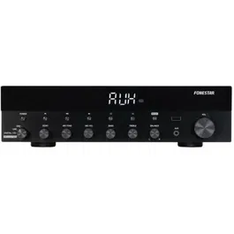 Fonestar AS-6060 Amplificador Estéreo Hi-Fi 120W con Bluetooth, USB y Radio FM para Uso Doméstico y Profesional