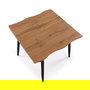 Versa Mesa Arama 60x60 cm - Mesa de comedor en madera MDF, metal y PVC