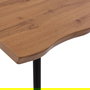 Versa Mesa Arama 60x60 cm - Mesa de comedor en madera MDF, metal y PVC