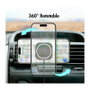 LogiLink Cargador inalámbrico para coche con soporte para smartphone 15W