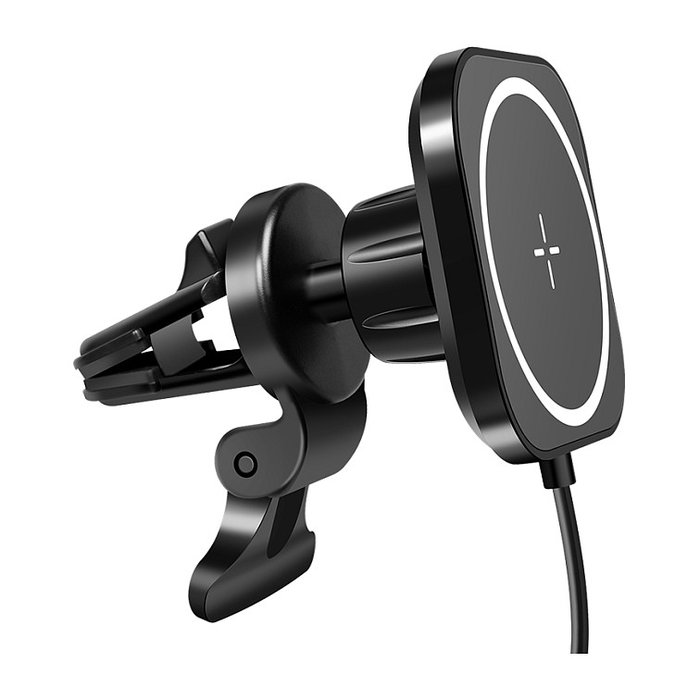 LogiLink Cargador inalámbrico para coche con soporte para smartphone 15W
