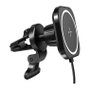 LogiLink Cargador inalámbrico para coche con soporte para smartphone 15W