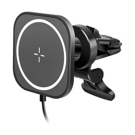 LogiLink Cargador inalámbrico para coche con soporte para smartphone 15W